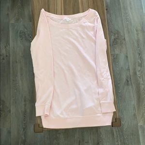 pink sweatshirt dress